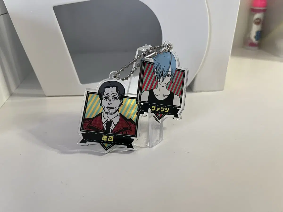 I'm selling a set of Chainsaw Man keyring (1.2)