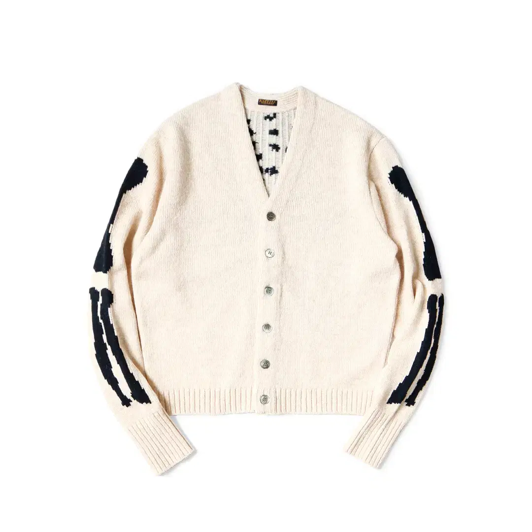 KAPITAL 5G WOOL BONE SHORT CARDIGAN