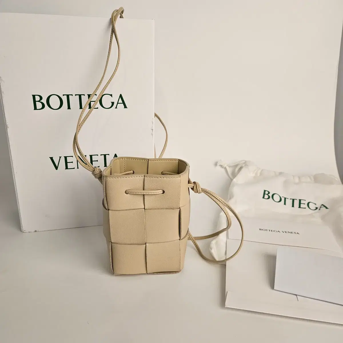 Bottega Veneta Mini Cassette Bucket Bag