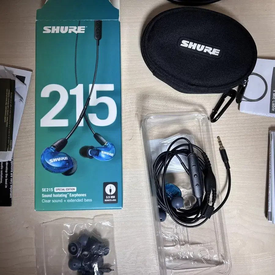 SHURE 슈어 se215 블루