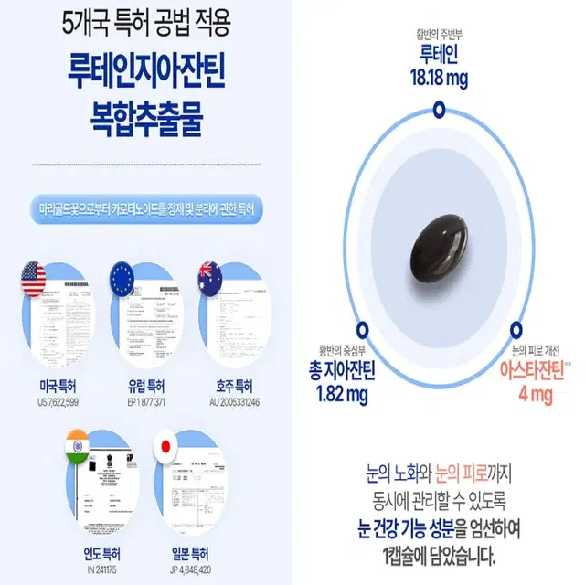 [2개월] 종근당 루테인 지아잔틴 아스타잔틴 플러스 500mg60캡슐