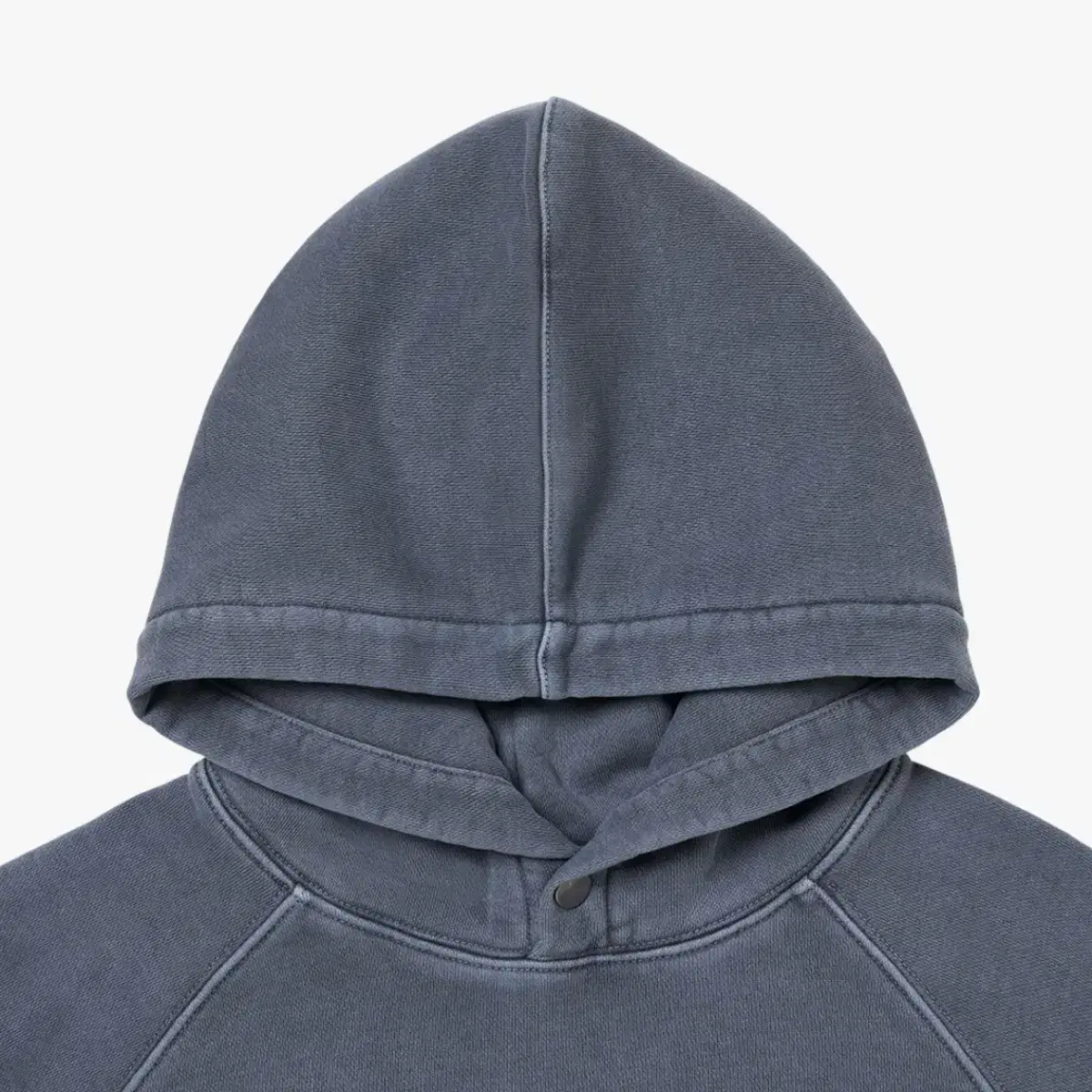 골스튜디오 LETTERING PIGMENT DYED HOODIE-GREY