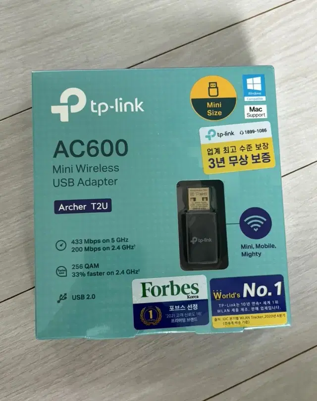 티피링크 와이파이 동글이 (새상품) 무선 usb 어댑터 AC600