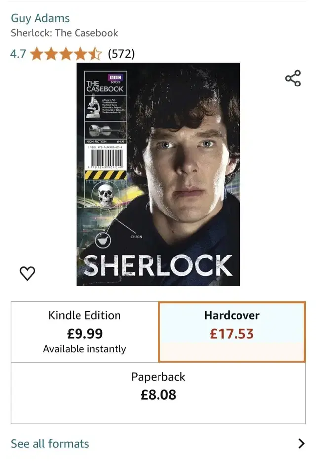 Sherlock:The Casebook(영어원서)