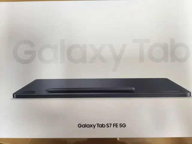 갤럭시탭 S7 fe 5g 128GB 미스틱블랙 [미개봉]