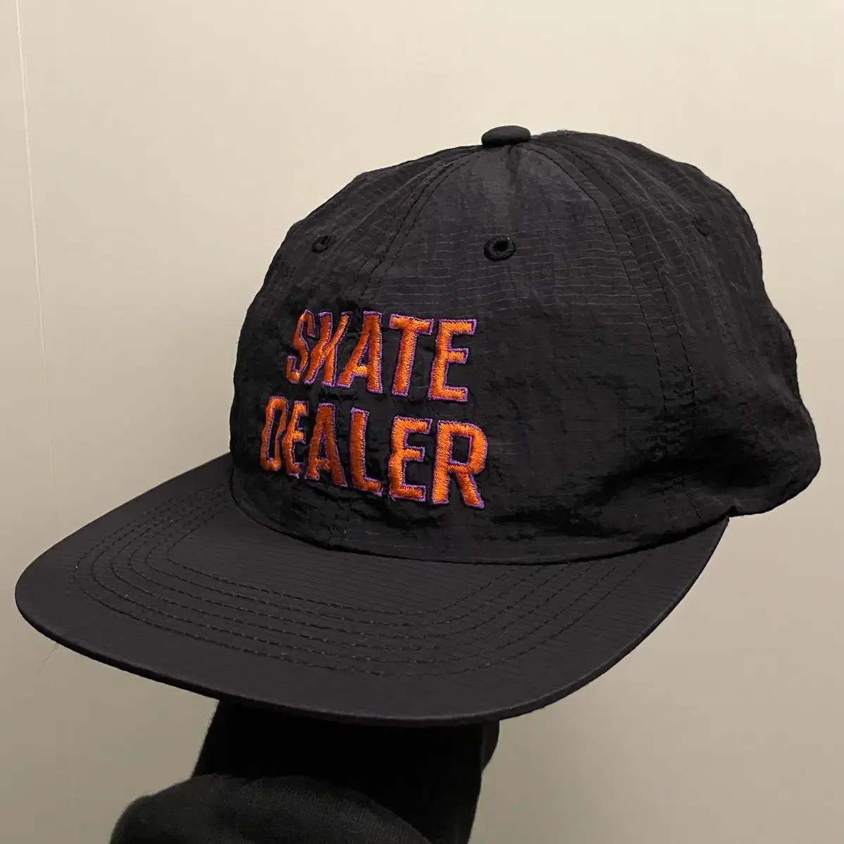 (F)발란사 x 매뉴얼 SKATE DEALER 나일론 볼캡 모자