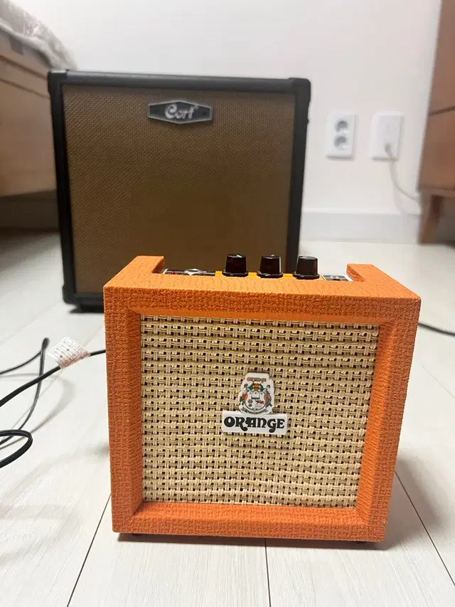 기타 앰프 cort CM15G, ORANGE 미니 앰프 급처합니다