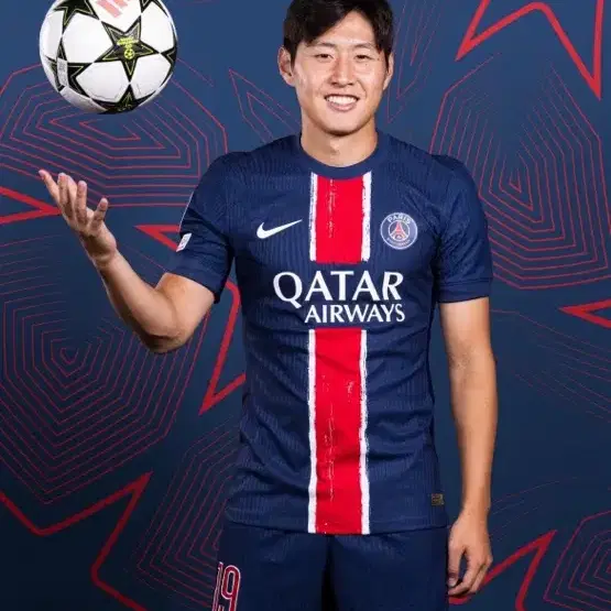 24-25 PSG 홈 ADV UCL No.19 이강인