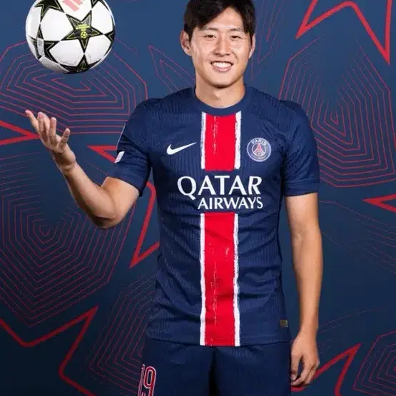 24-25 PSG 홈 ADV UCL No.19 이강인