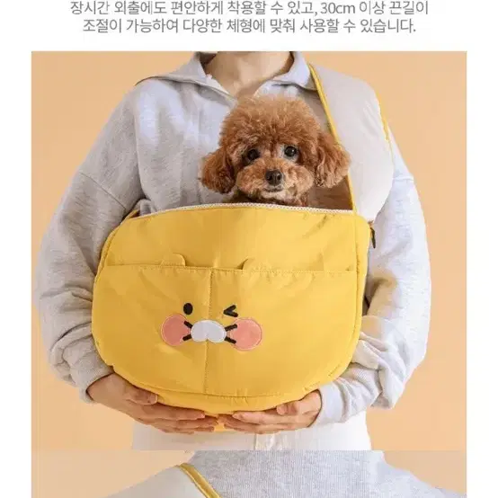 춘식이 반려슬링백 애견가방 카카오프렌즈 메가슬링백