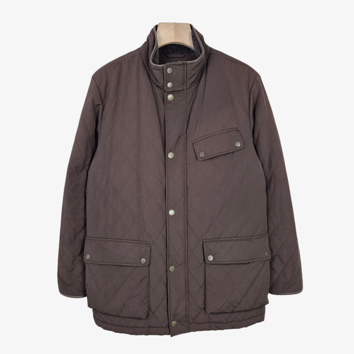 [105] Brooks Brothers Brown Quilted Jacket