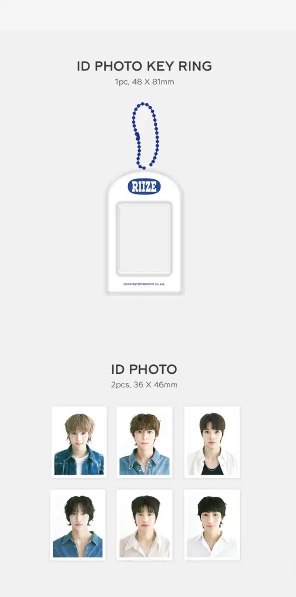 Rize Photo Keyring Chanyoung