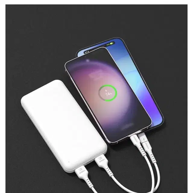 모아리 슬림 듀얼 보조배터리 10000mAh