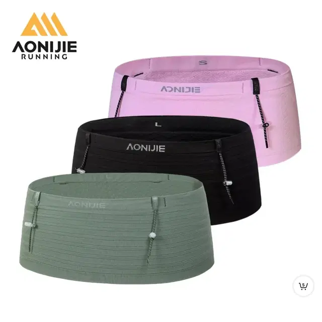 오니지 러닝힙색 러닝벨트(Aonijie waist bag) 블랙 M사이즈