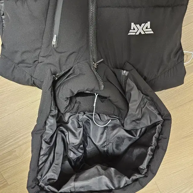 PXG 조끼 패딩 블랙 100