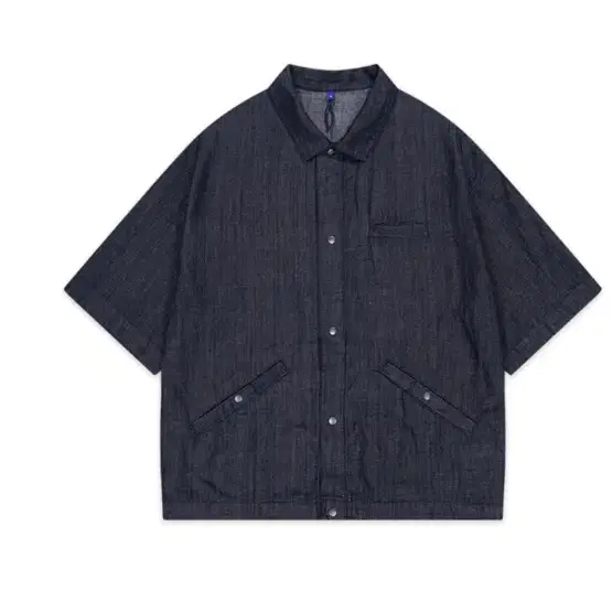 SH317DB 린넨 데님 코치 셔츠 (One wash)