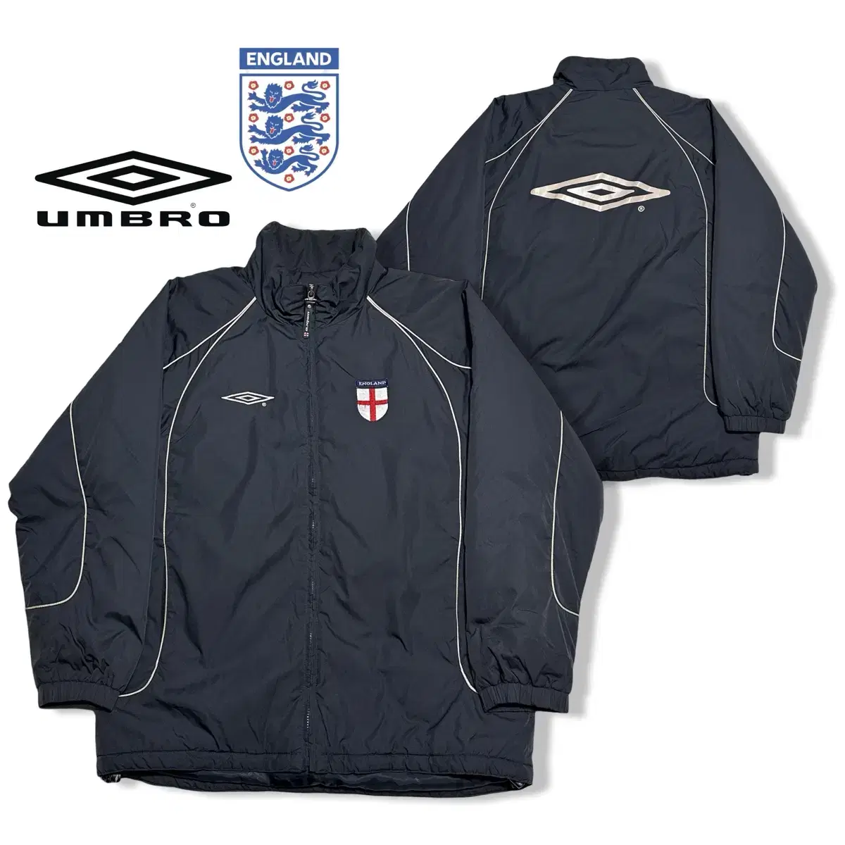 100 Umbro England White Piping Jumper