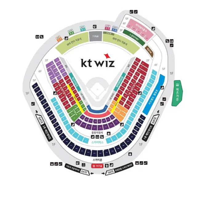 준플레이오프 3차전 lg vs kt 3루 스카이 429 1열 2연석