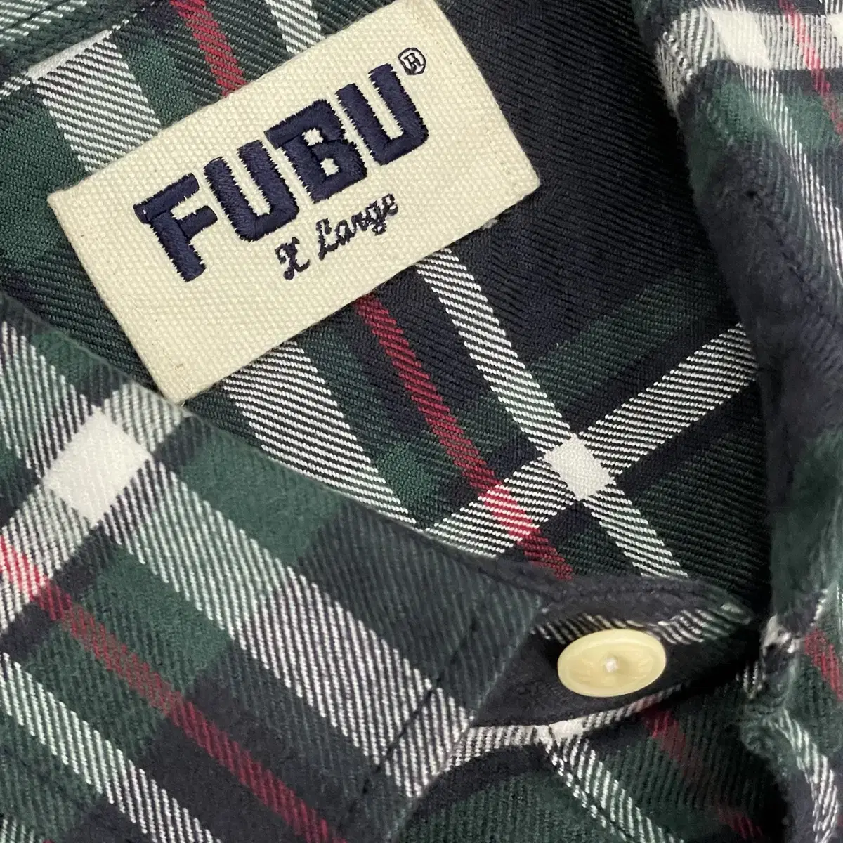 [XL] 무료배송 푸부 FUBU 체크 남방 셔츠