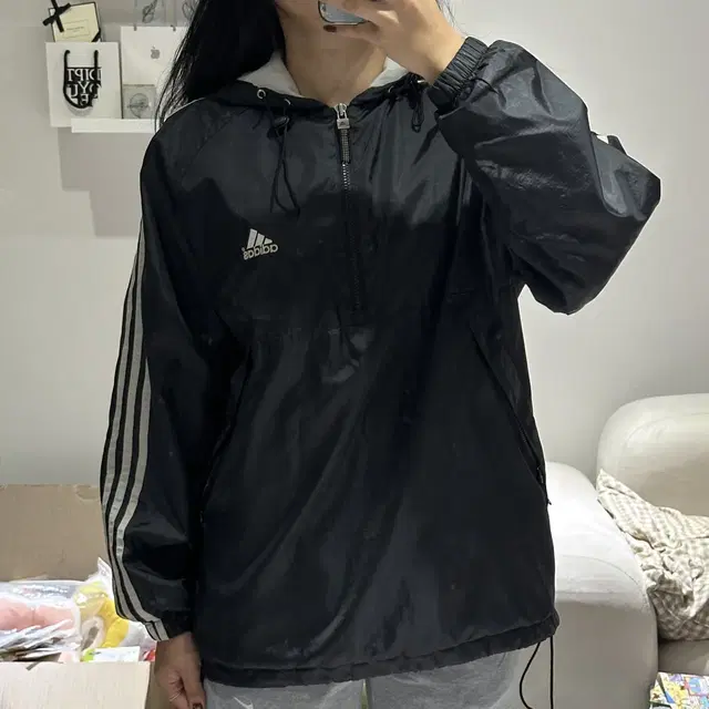 아디다스 adidas 올드스쿨 아노락 바람막이