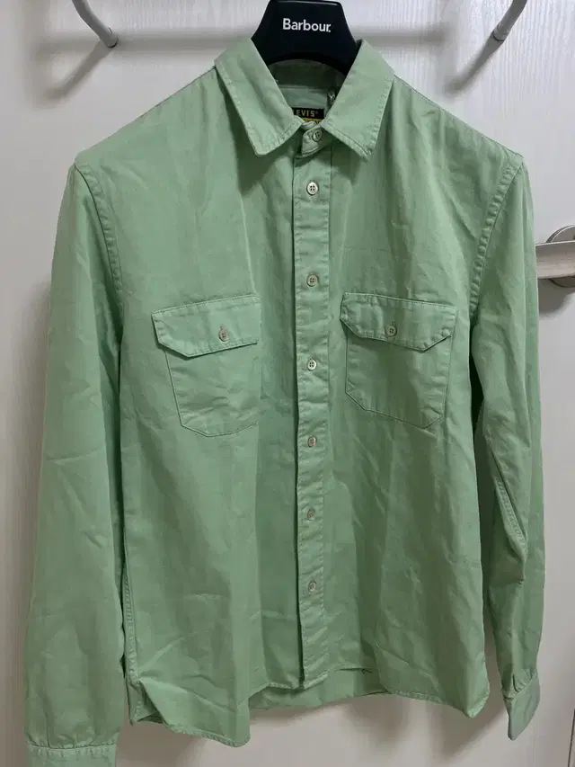 리바이스빈티지클로딩 lvc tab twill shirt green M