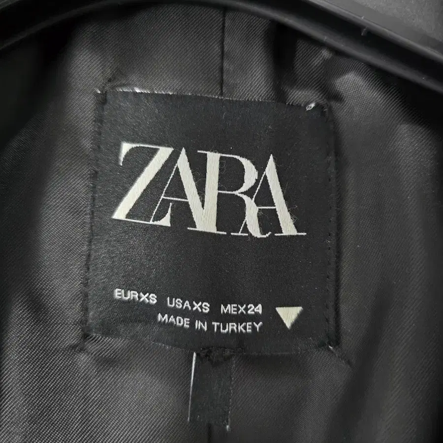 ZARA 자라 배색 체크 자켓