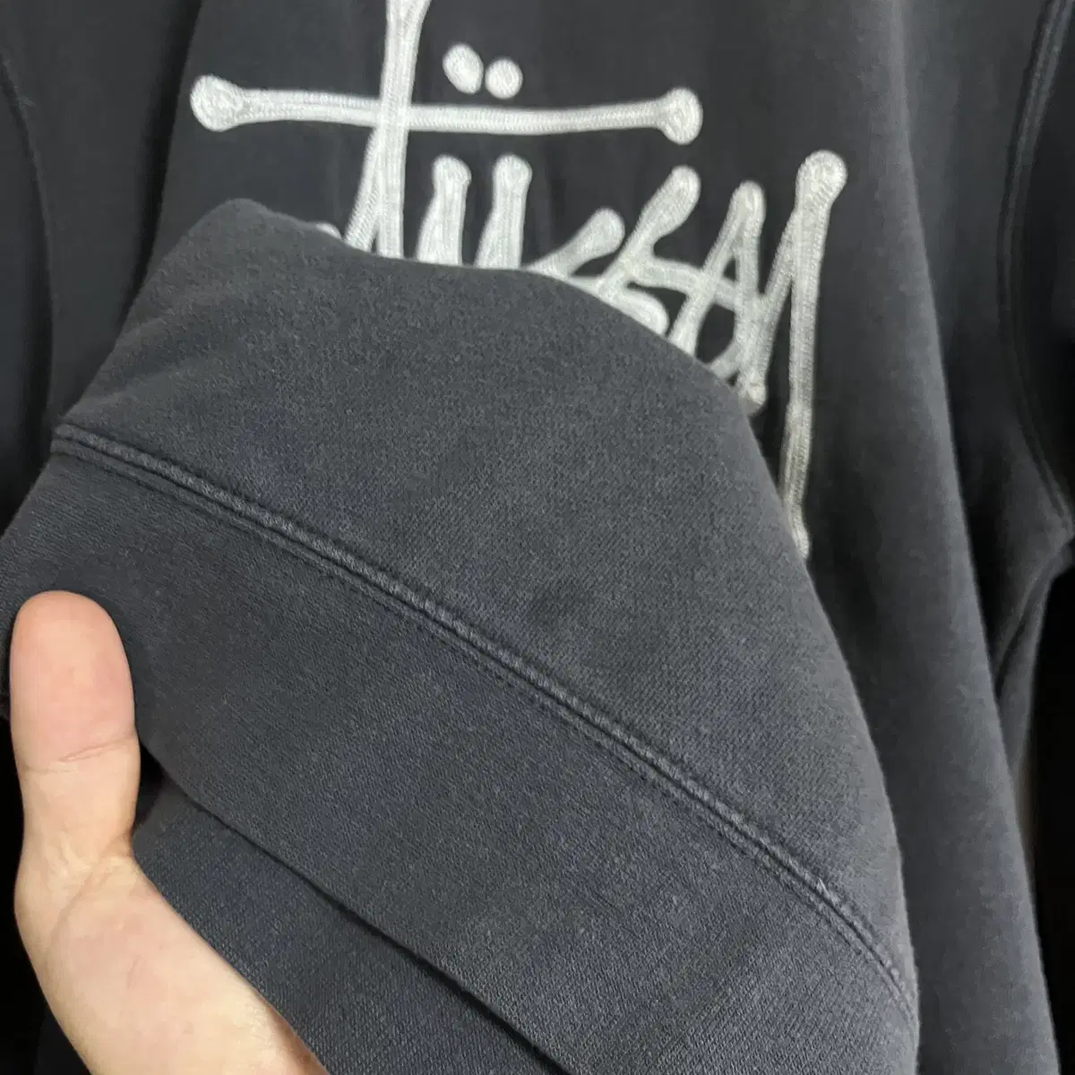 STUSSY cotton Sweatshirt ( made in USA )