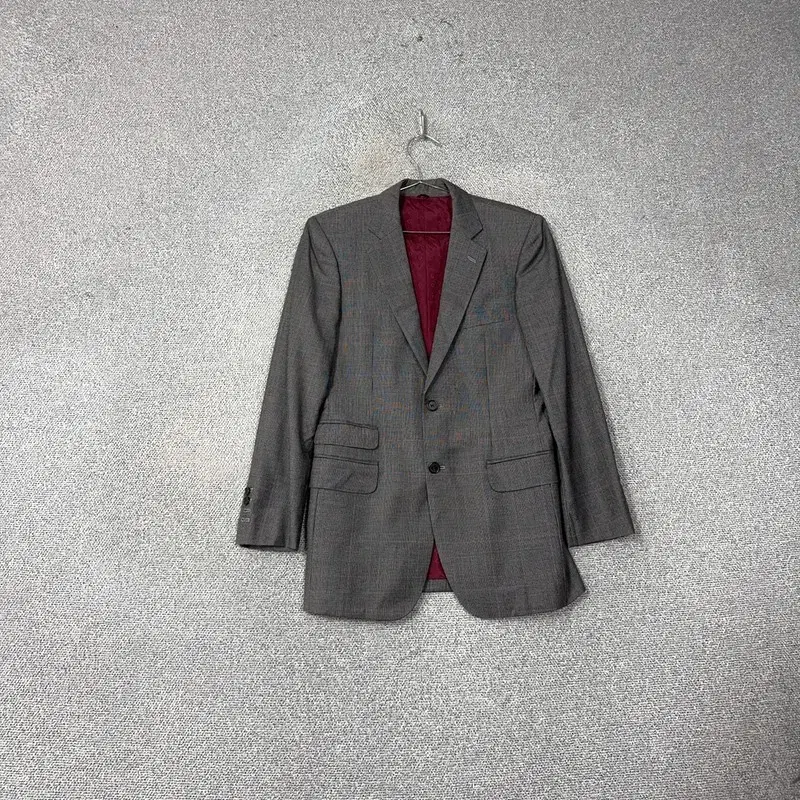 Ermenegildo Zegna Gray Check Classic Two-button Blazer