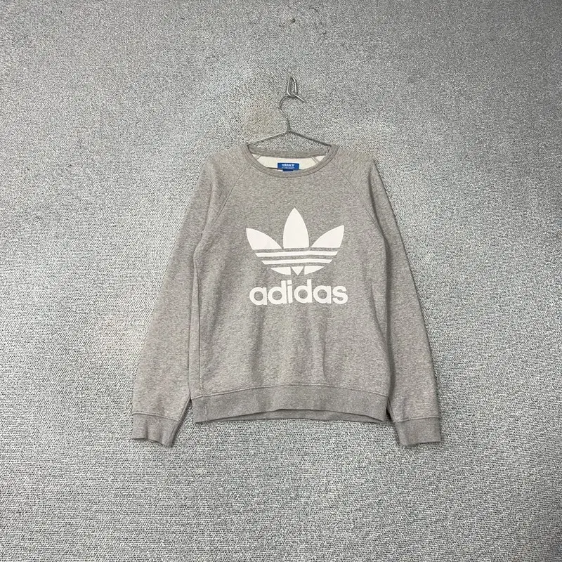 Adidas Trefoil Big Logo Printed Grey Tops 95