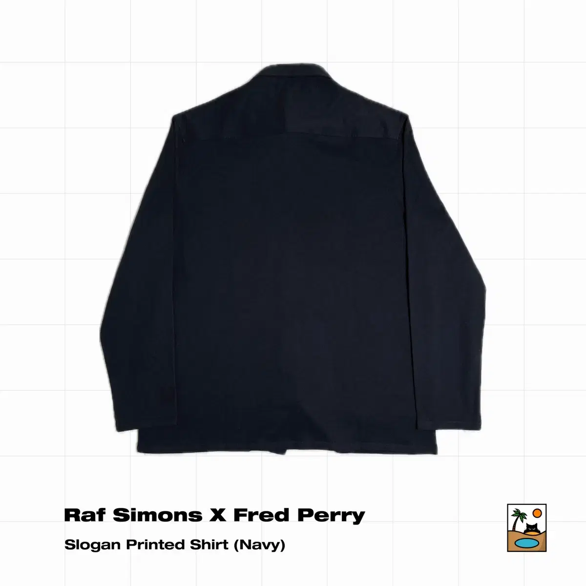 Raf simons X Fred perry Slogan Shirt