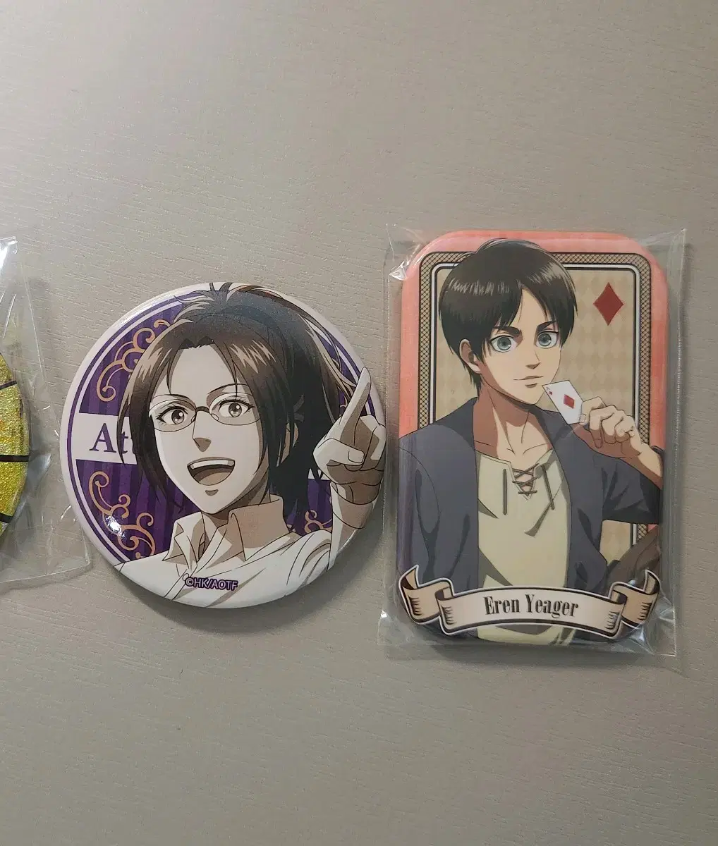 Attack on Titan Eren Hanji Badge Wts.