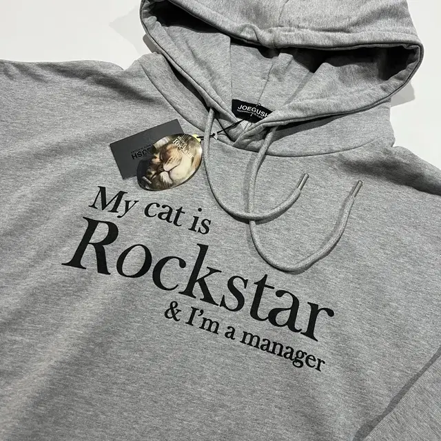 My cat is Rockstar 후드 새상품