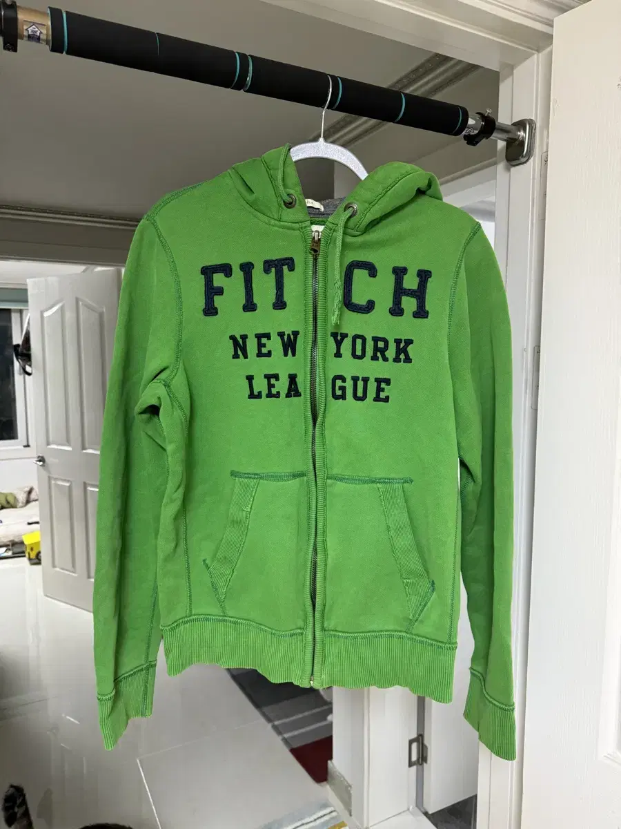 L Abercrombie Green Hoodie Zip Up (last price down)