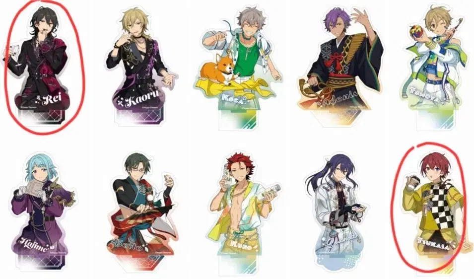 Anstar 3 star vahn acrylic stand Sakuma Lay, Suo Tsukasa sells