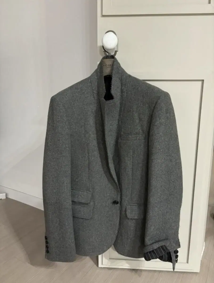 Handmade gaeul winter wool jacket gray color 100 size new level