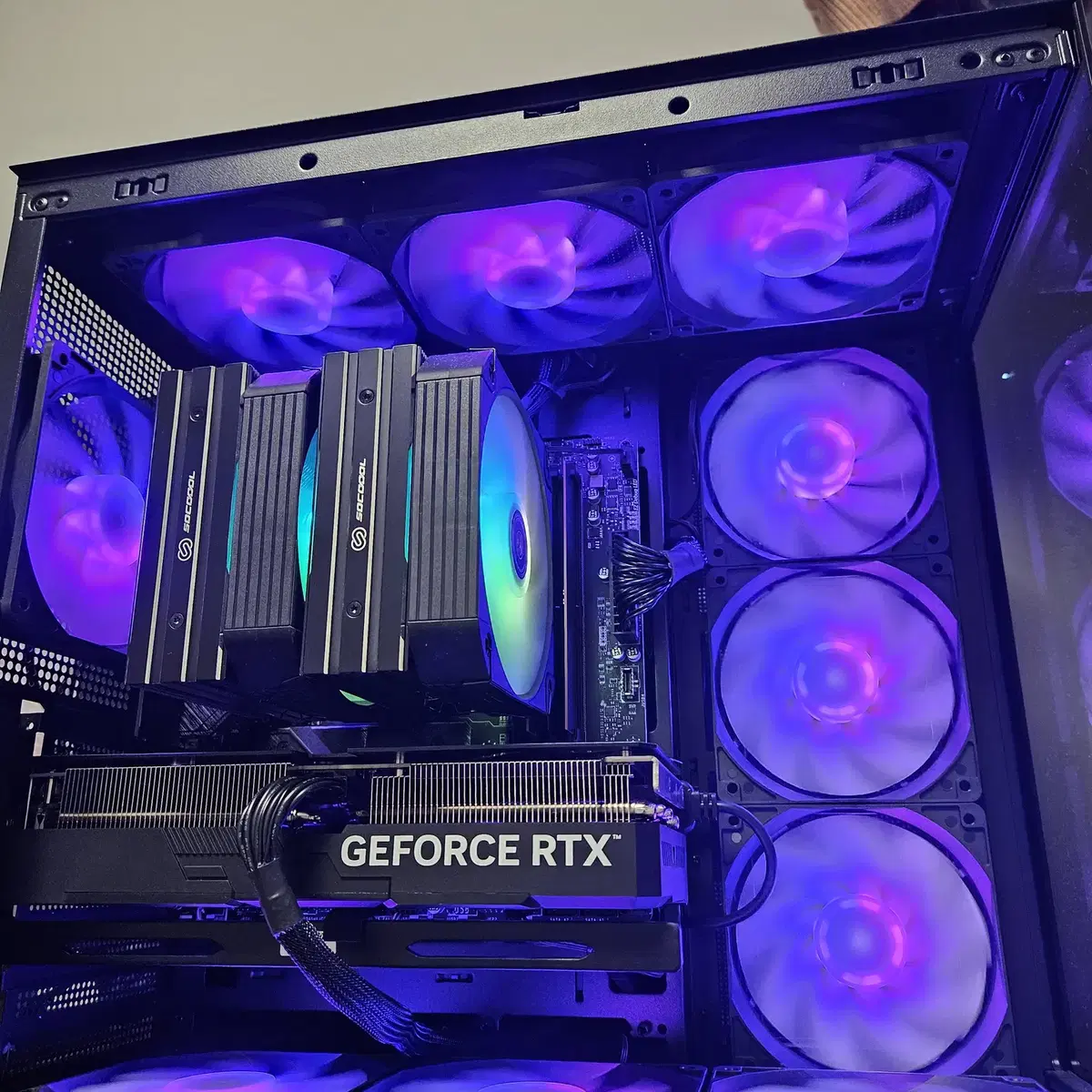 7800x3d, b650m wifi, rtx4070 super 본체