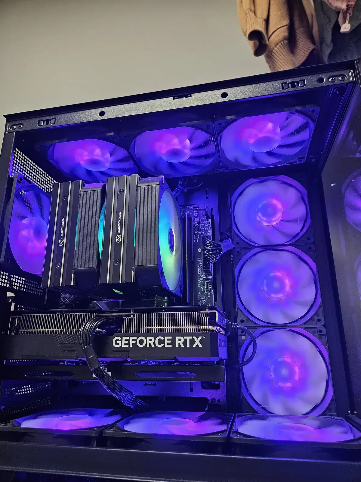 7800x3d, b650m wifi, rtx4070 super 본체