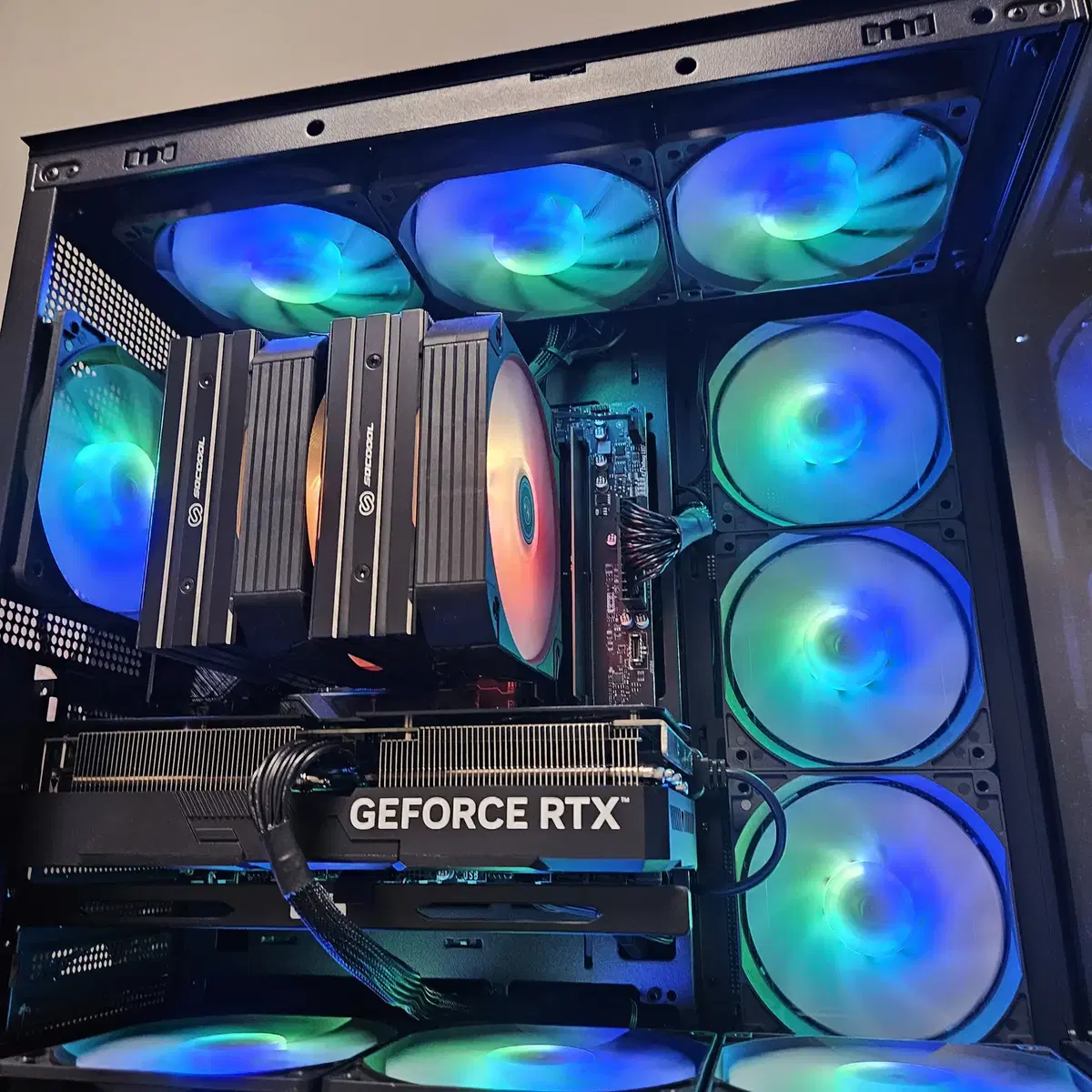 7800x3d, b650m wifi, rtx4070 super 본체