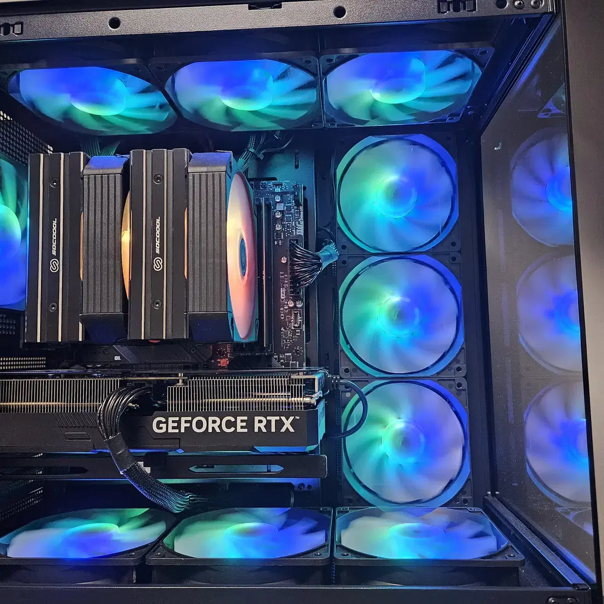 7800x3d, b650m wifi, rtx4070 super 본체