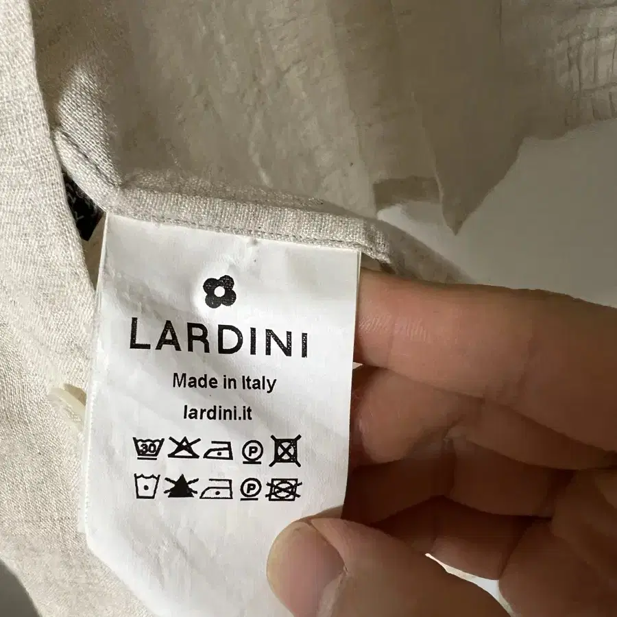 라르디니 lardini 연베이지 guayabera 1/2 셔츠