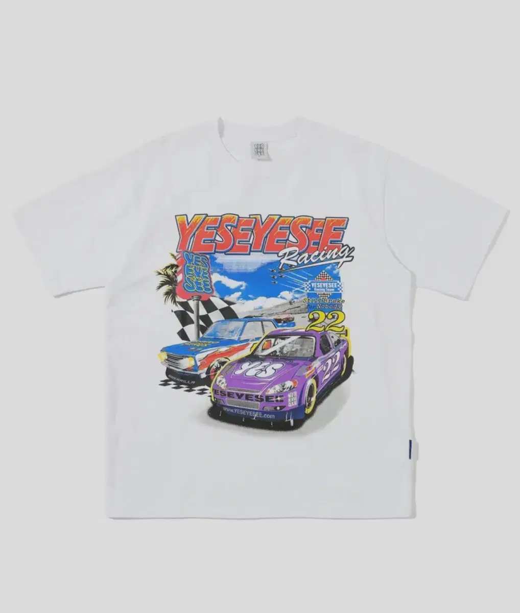 (M) Yes IC Racing T-Shirt White