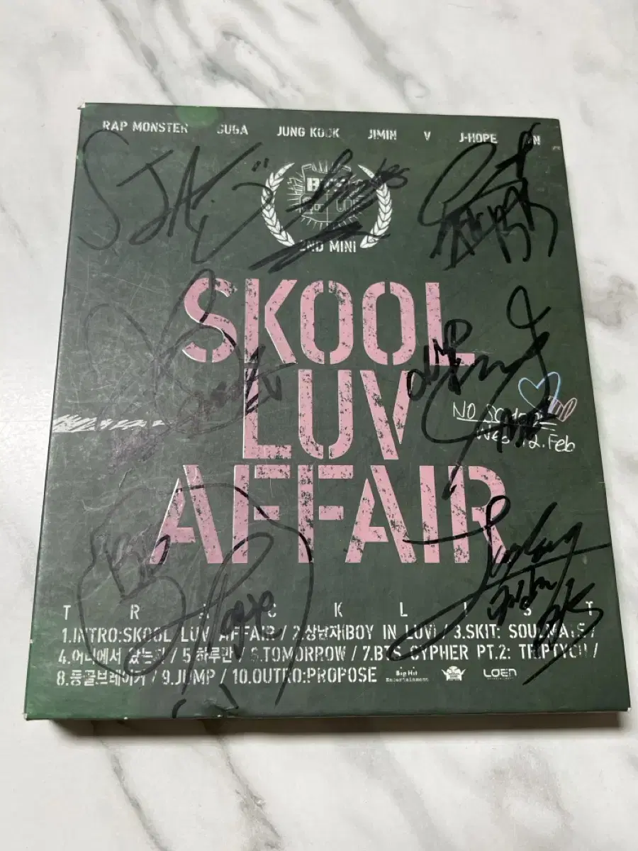 BTS School's Above All Signature Album (Rare)