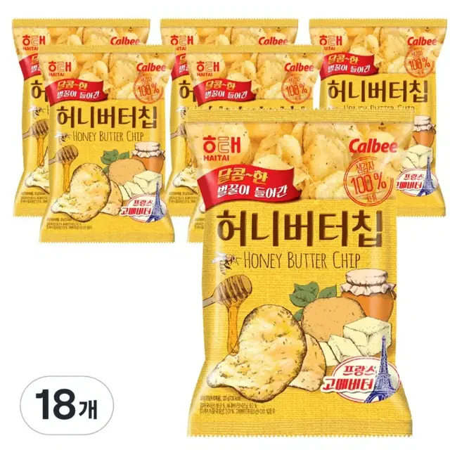 허니버터칩60g 18봉지