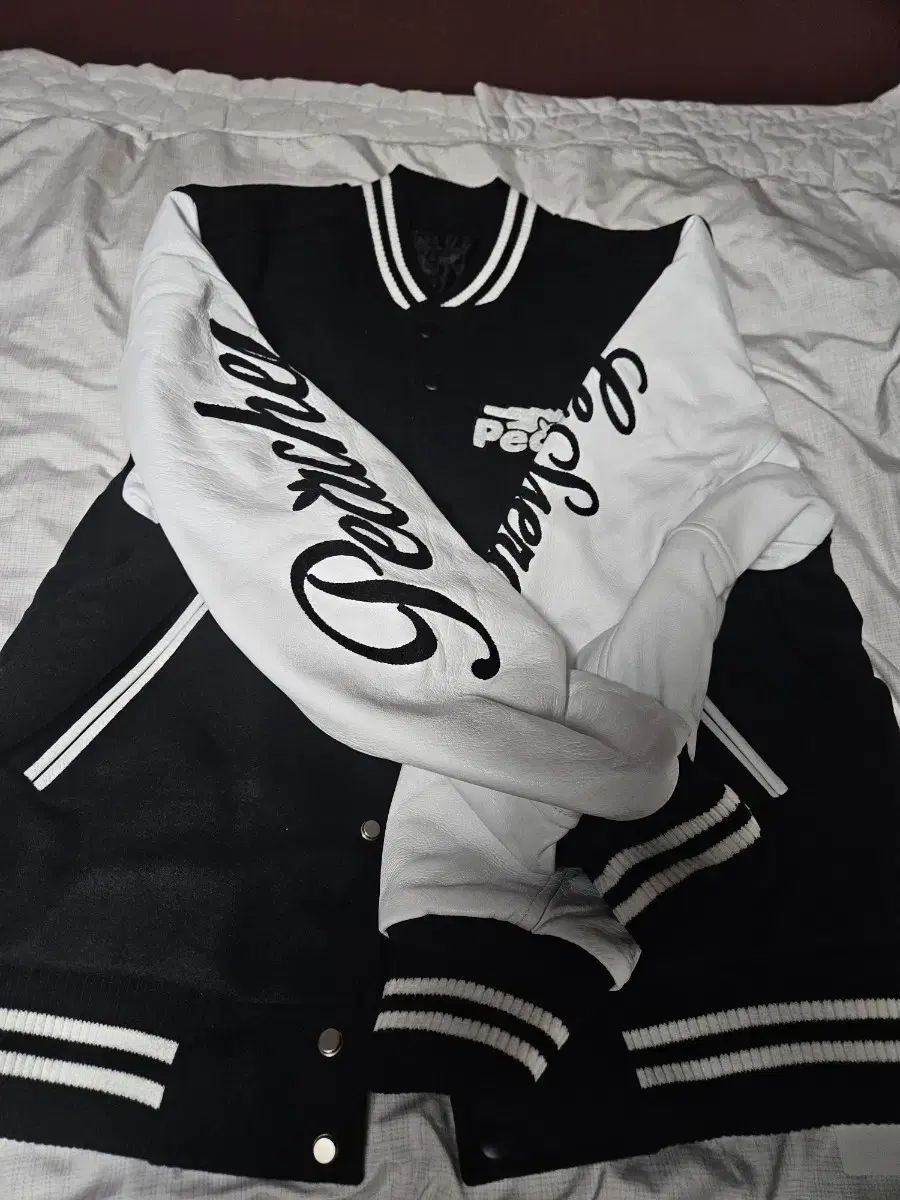 Peaches-Le Sserafim Varsity Jacket New in box, never worn, sells like new