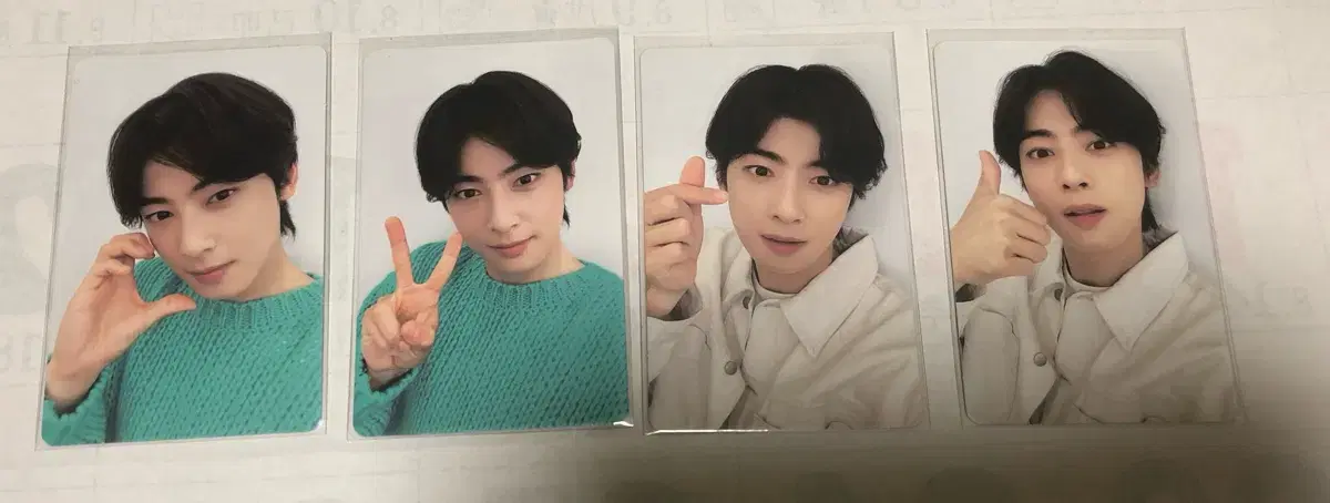 Dashu cha eunwoo 4 photo kards