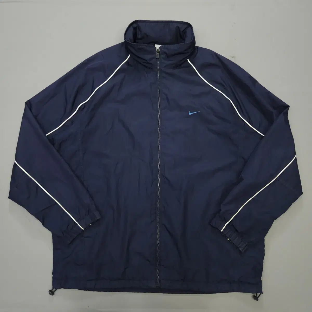 00s Nike Sideline Swoosh Windbreaker XL Navy