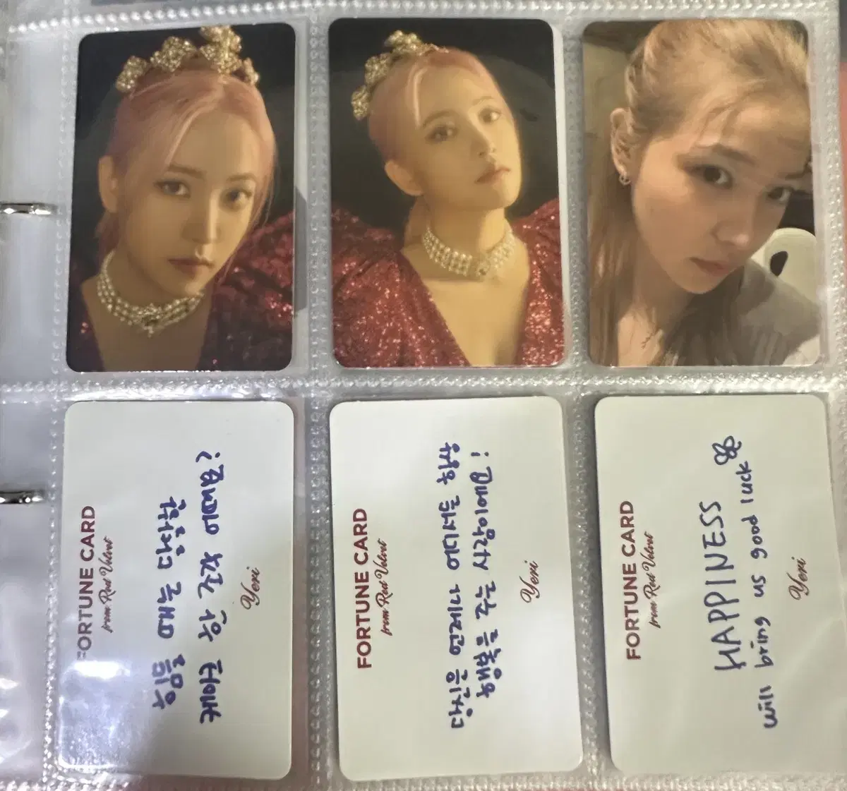 Red velvet yeri la rouge photocard sell it.