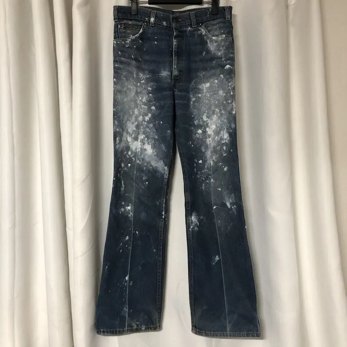 70s Levi's Orangetab Bootcut Painted Denim Pants 33 517