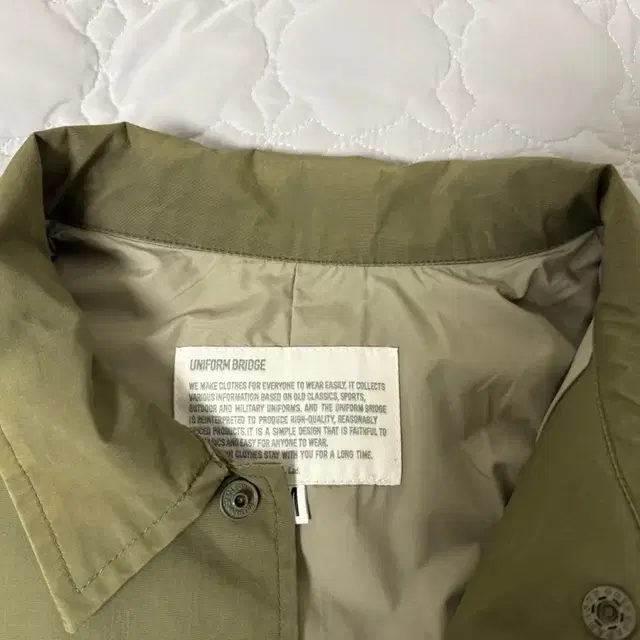 유니폼브릿지 canadian fatigue jacket olive M