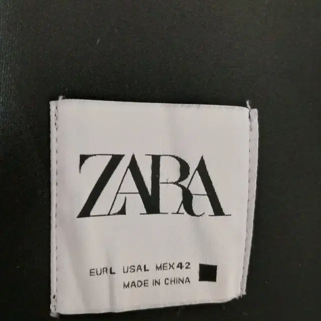 ZARA 자라 인조 쎄무 자켓 L